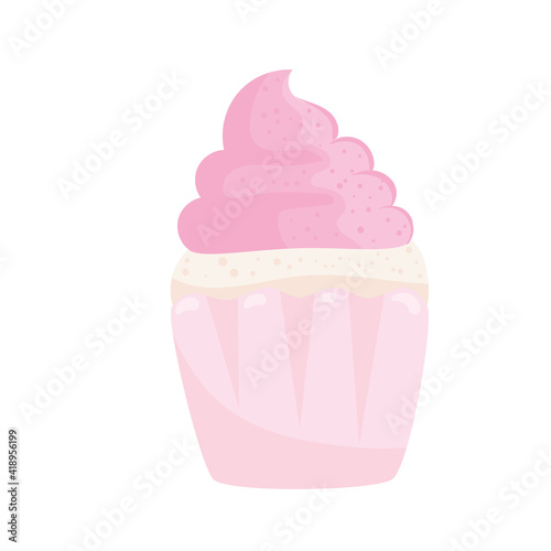 sweet cupcake bakery dessert icon