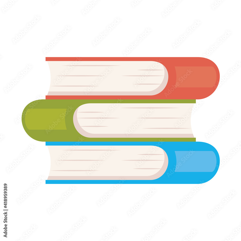 pile text books study icon pile text books study icon