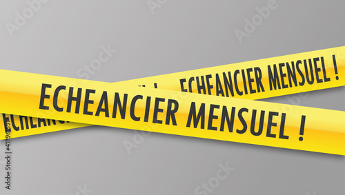 Logo échéancier mensuel.