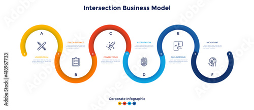 Modern Infographic Vector Template