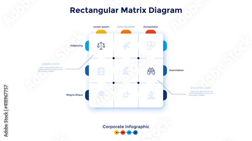 Modern Infographic Vector Template