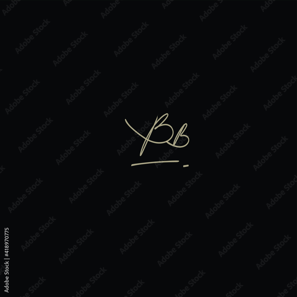 BB handwritten logo for identity BB handwritten logo for identity