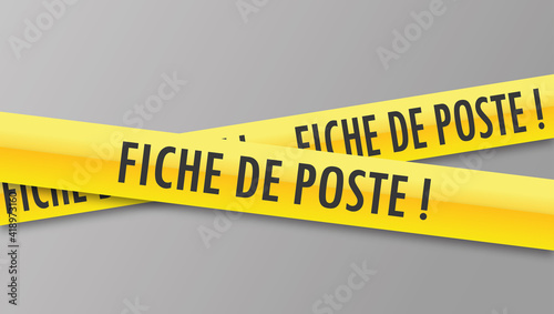 Logo fiche de poste.