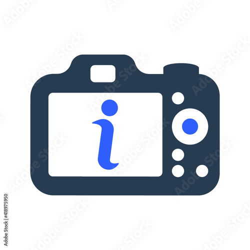 Camera information icon
