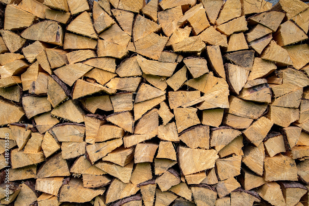 Wooden logs for decoration wall. Interior design concept. Wooden logs for decoration wall. Interior design concept.