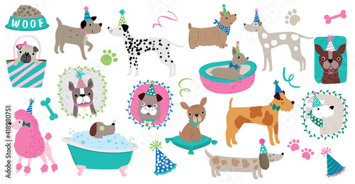 party pups clip art