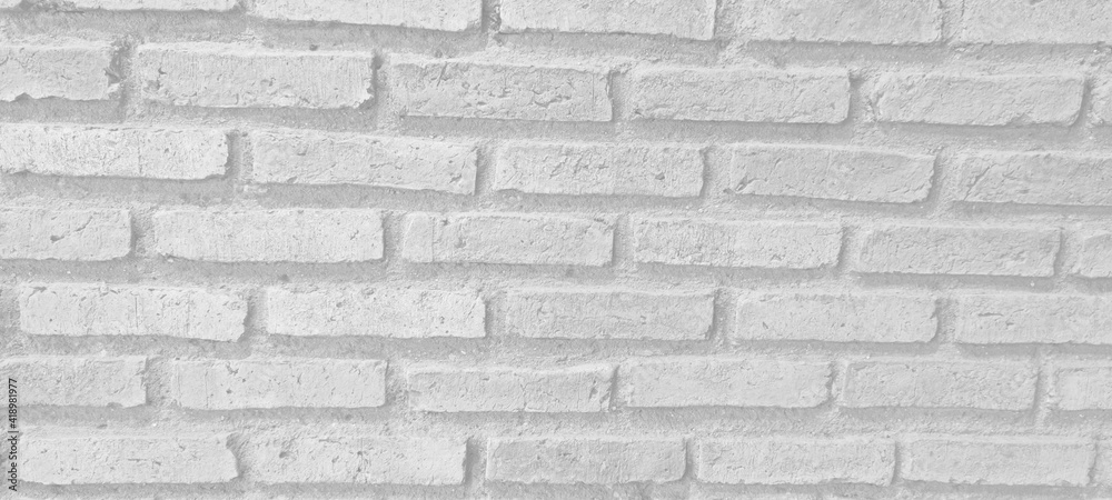 Obraz premium Old white brick for background.