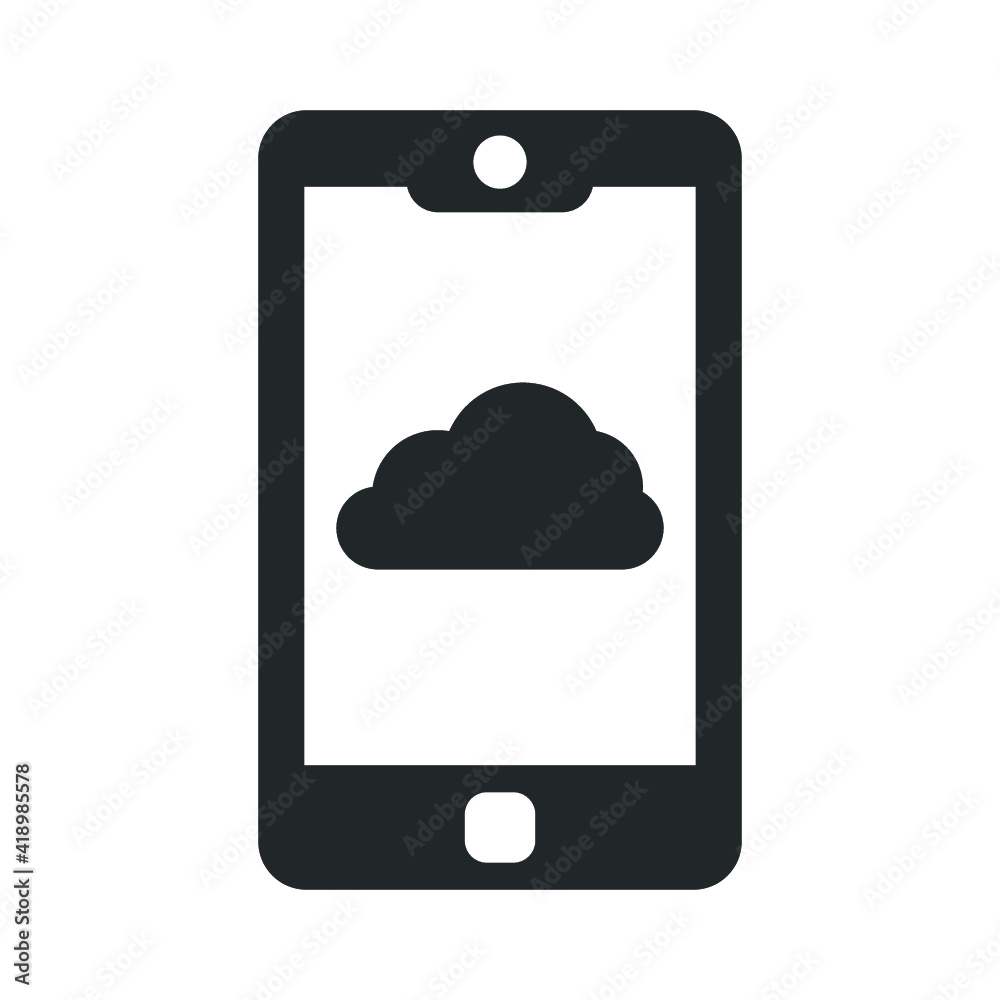 Mobile Cloud icon Mobile Cloud icon