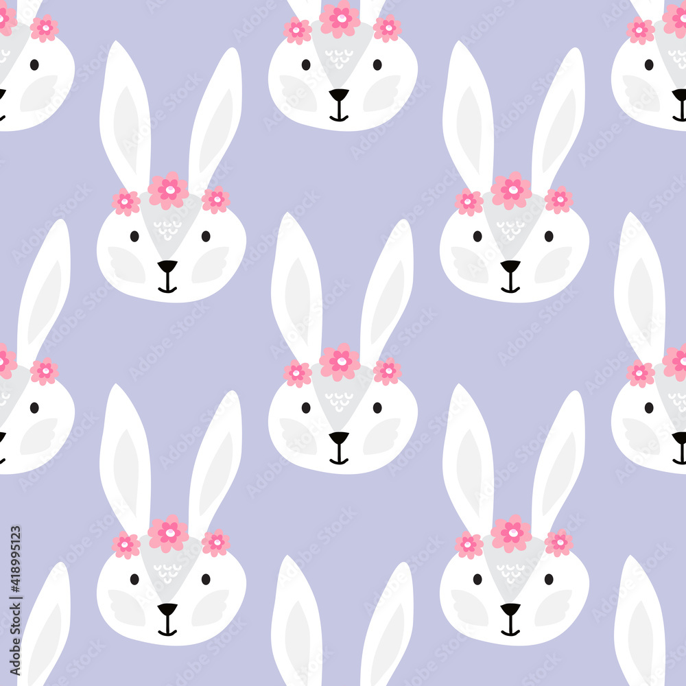 Fototapeta premium Easter bunny pattern 15