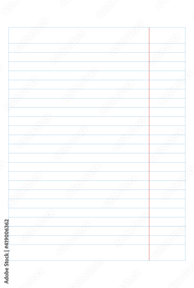 Vector sheets of notebooks, notepad and documents Vector sheets of notebooks, notepad and documents