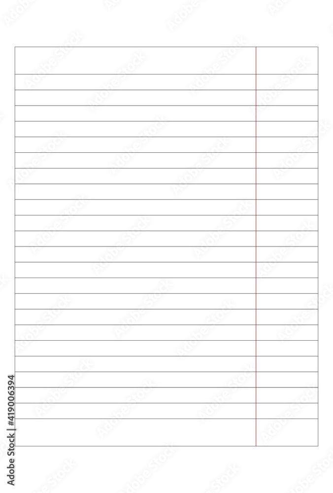 Vector sheets of notebooks, notepad and documents Vector sheets of notebooks, notepad and documents