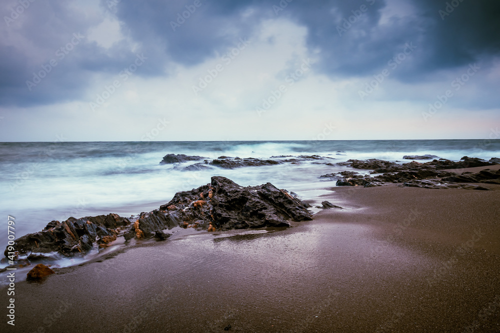 beach at sunset