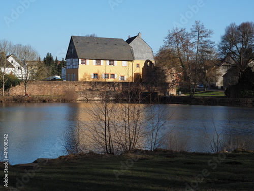 Gustavsburg in Jägersburg am Schloßweiher, Saarland, Deutschland
