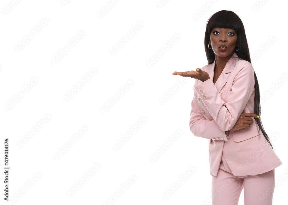Beautiful model presents important information. Beautiful model presents important information.