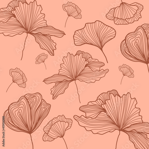 flower background pattern illustration vector 