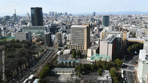 Wallpaper Mural Tokyo Japan Feb 9 , 2019 Time-lapse: Aerial view of Tokyo cityscape Torontodigital.ca