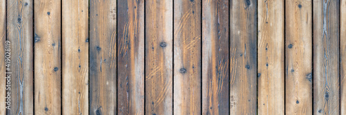 Old wooden board. Wooden pavement of the old bridge view from the top. Printable, large size
