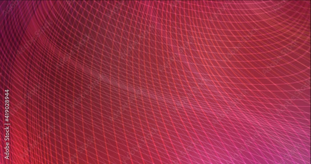 4K looping light pink, red animation with sharp lines. Decorative moving design in abstract style with lines. Clip for your commercials. 4096 x 2160, 60 fps.