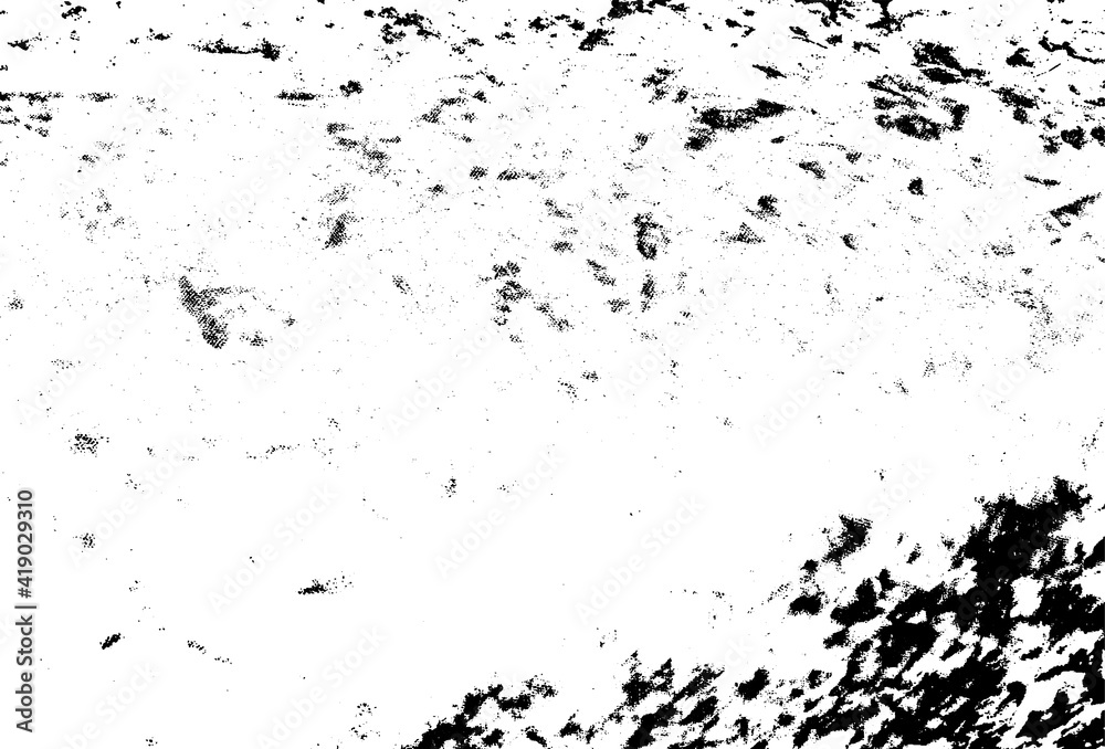 Rough black and white texture vector. Distressed overlay texture. Grunge background. Abstract textured effect. Vector Illustration. Black isolated on white background. EPS10