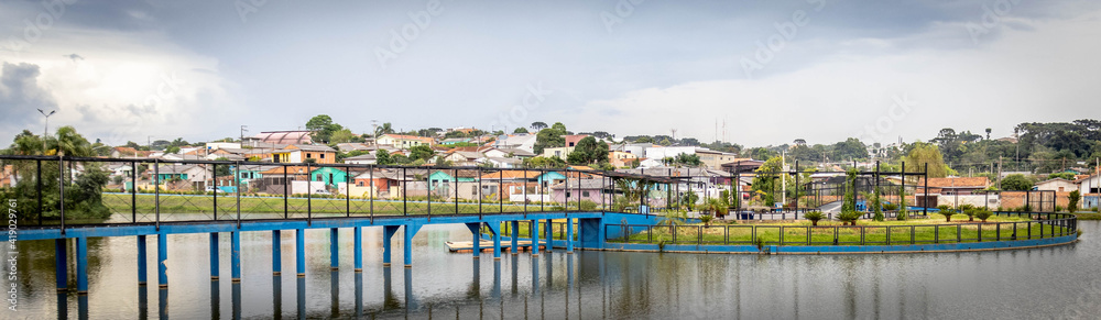 Fototapeta premium Lago municipal de Prudentópolis