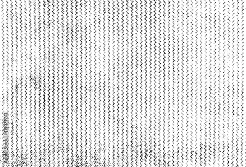 Vector fabric texture. Distressed texture of weaving fabric. Grunge background. Abstract halftone vector illustration. Overlay to create interesting effect and depth. Black isolated on white. EPS10.