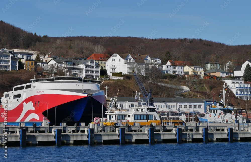 Fototapeta premium Ansicht von Sassnitz