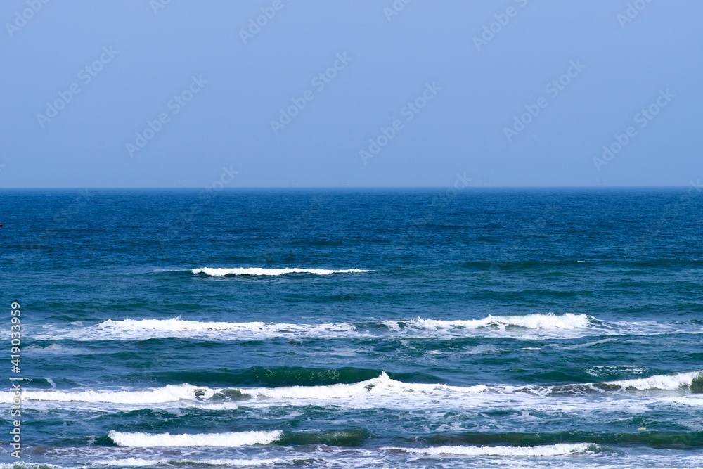 Waves at the beach in the Gulf of Mexico