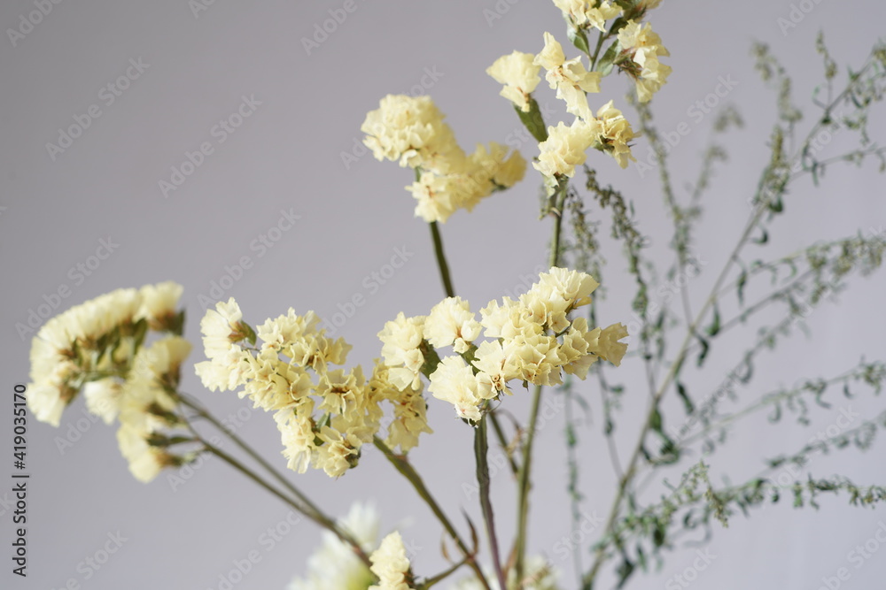 yellow flower bouquet in the vase yellow flower bouquet in the vase