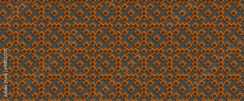 Ornament with repetitive geometric patterns with a gradient. abstract background. 