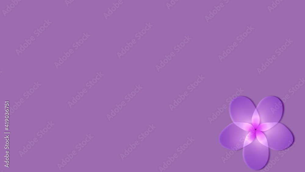 Loop background with rotating cherry blossoms Loop background with rotating cherry blossoms