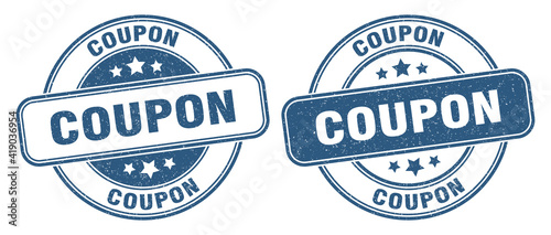 coupon stamp. coupon label. round grunge sign