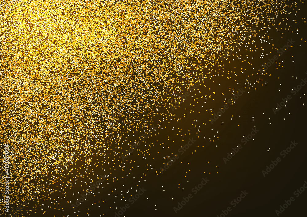 きらきら背景 金色グリッター ラメ Stock Illustration Adobe Stock