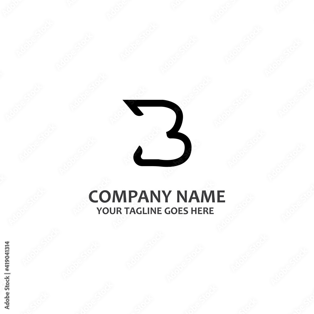 B Letter vector illustration B Letter vector illustration