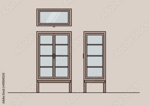 Vector Side Board furniture symbols