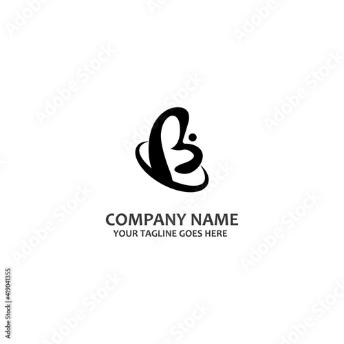 B Letter vector illustration