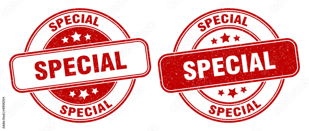 special stamp. special label. round grunge sign special stamp. special label. round grunge sign