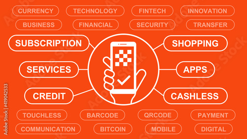 mobile payment concept vector illustration