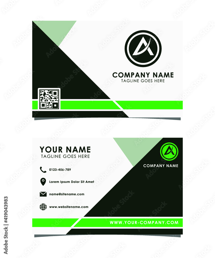 ID Card design template for bussiness with landscape layout. vector illustration. ID Card design template for bussiness with landscape layout. vector illustration.