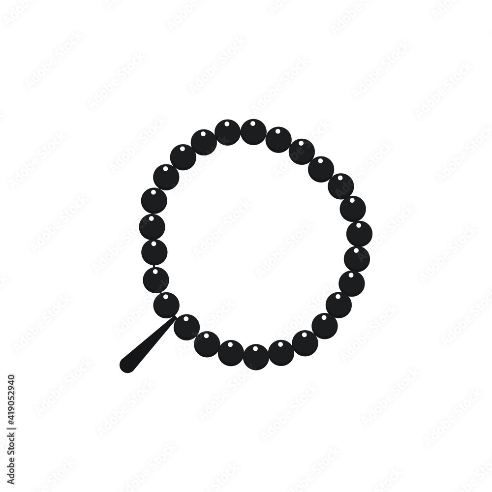 Tasbih icon design. vector illustration