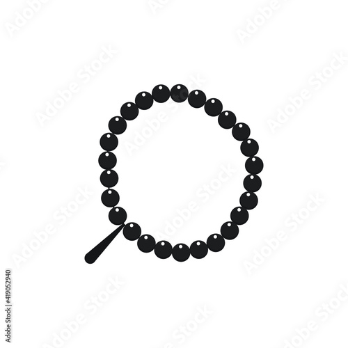 Tasbih icon design. vector illustration