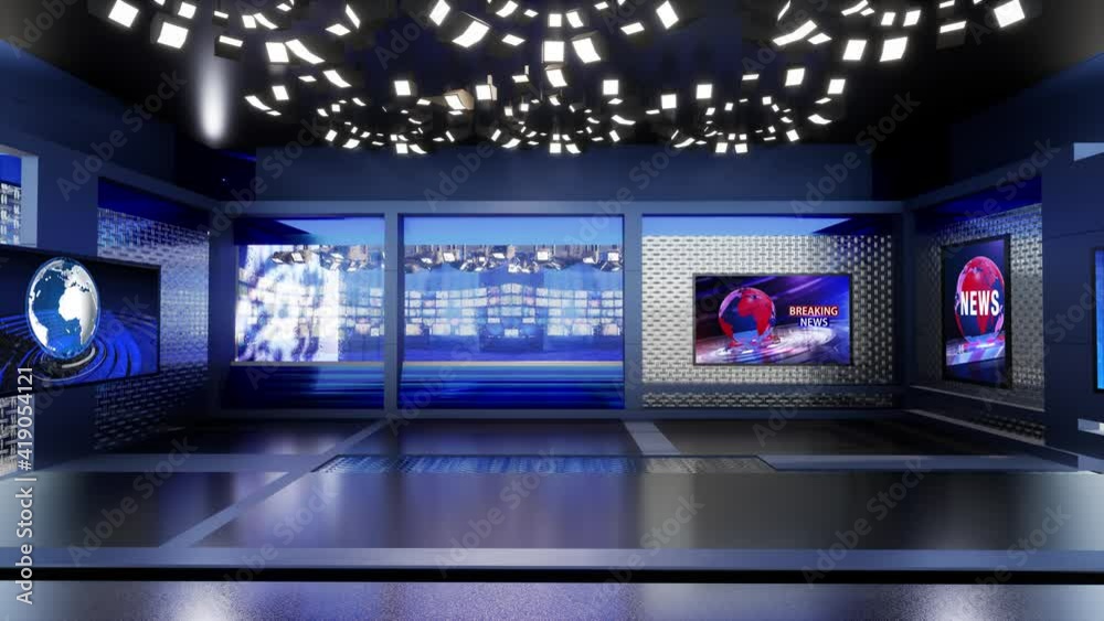 3D Virtual TV Studio News , TV On Wall.3D Virtual News Studio Background Loop 3D Virtual TV Studio News , TV On Wall.3D Virtual News Studio Background Loop