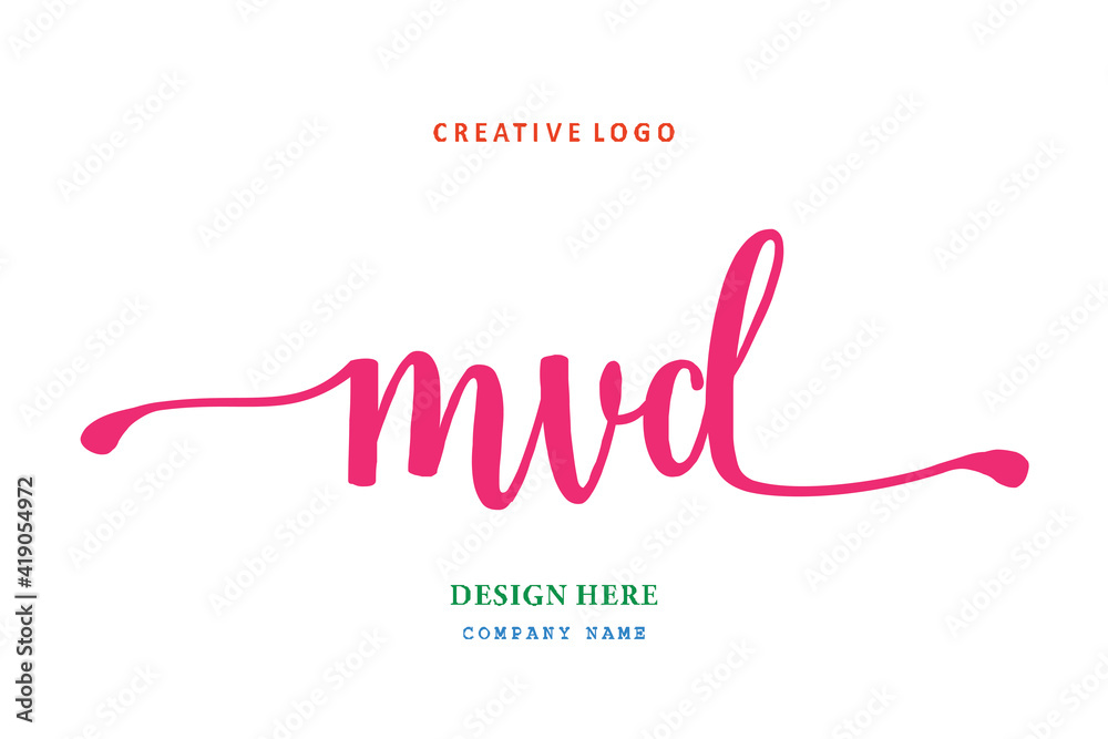 MVD lettering logo is simple, easy to understand and authoritative MVD lettering logo is simple, easy to understand and authoritative