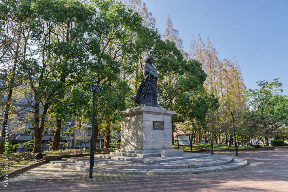 Obraz premium 長崎爆心地公園