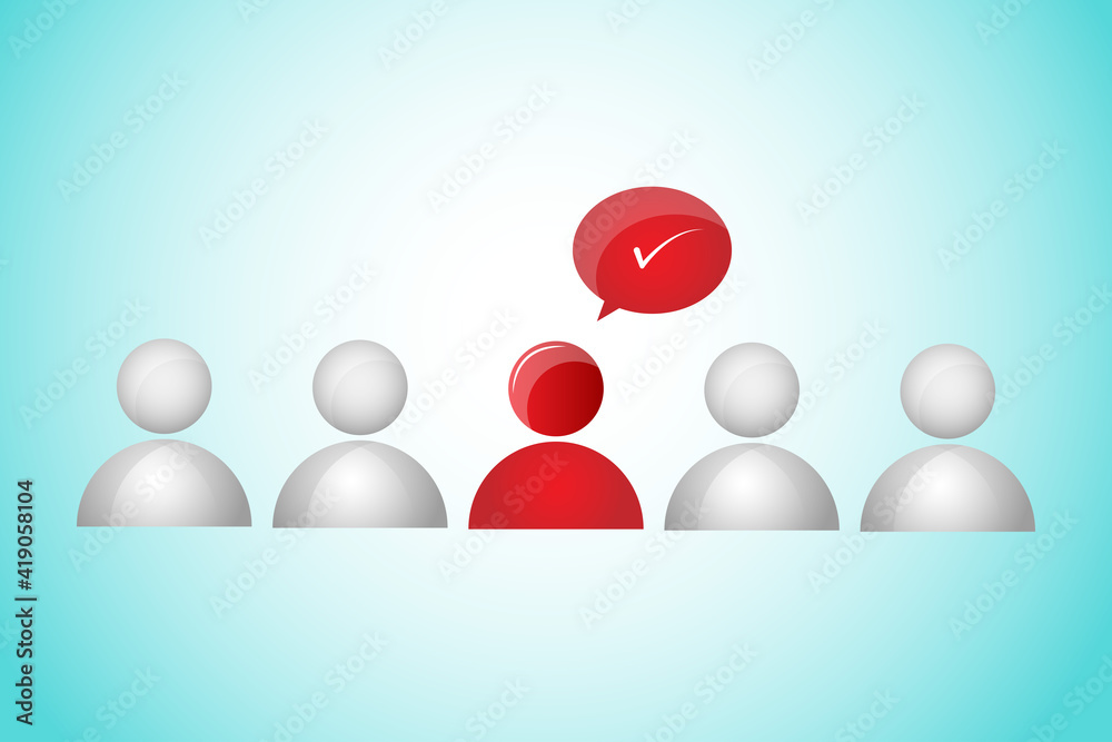 leader of team. think outside the concept. Start up. Leadership. Vector EPS 10. leader of team. think outside the concept. Start up. Leadership. Vector EPS 10.