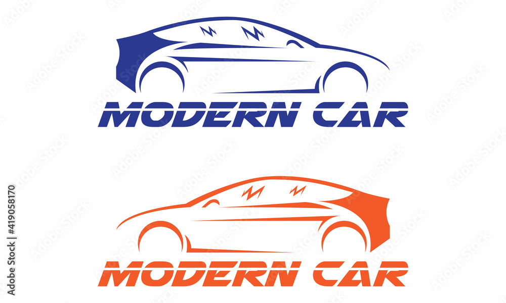 Modern car logo vector illustration Modern car logo vector illustration