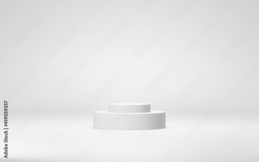 Podium abstract background. Geometric shape. pink pastel colors scene. Minimal 3d rendering. Scene with geometrical background. 3d render