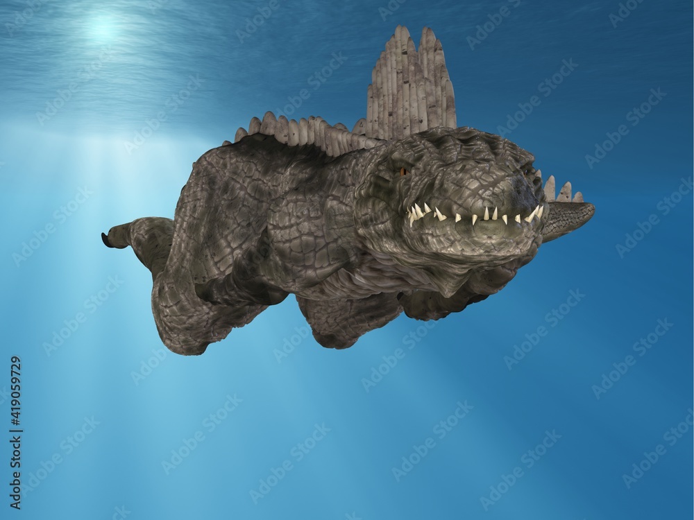 Obraz premium 3d illustration of an dangerous fantasy monster