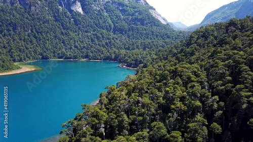 Drone shot at Puerto Blest