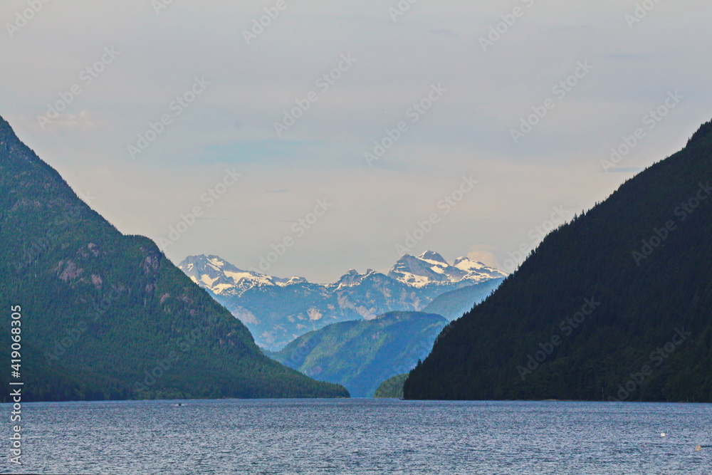 Golden Ears Lake in the mountains