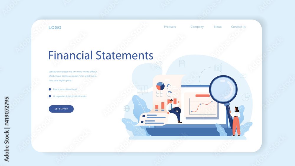 Audit web banner or landing page. Business operation research and analysis. Audit web banner or landing page. Business operation research and analysis.